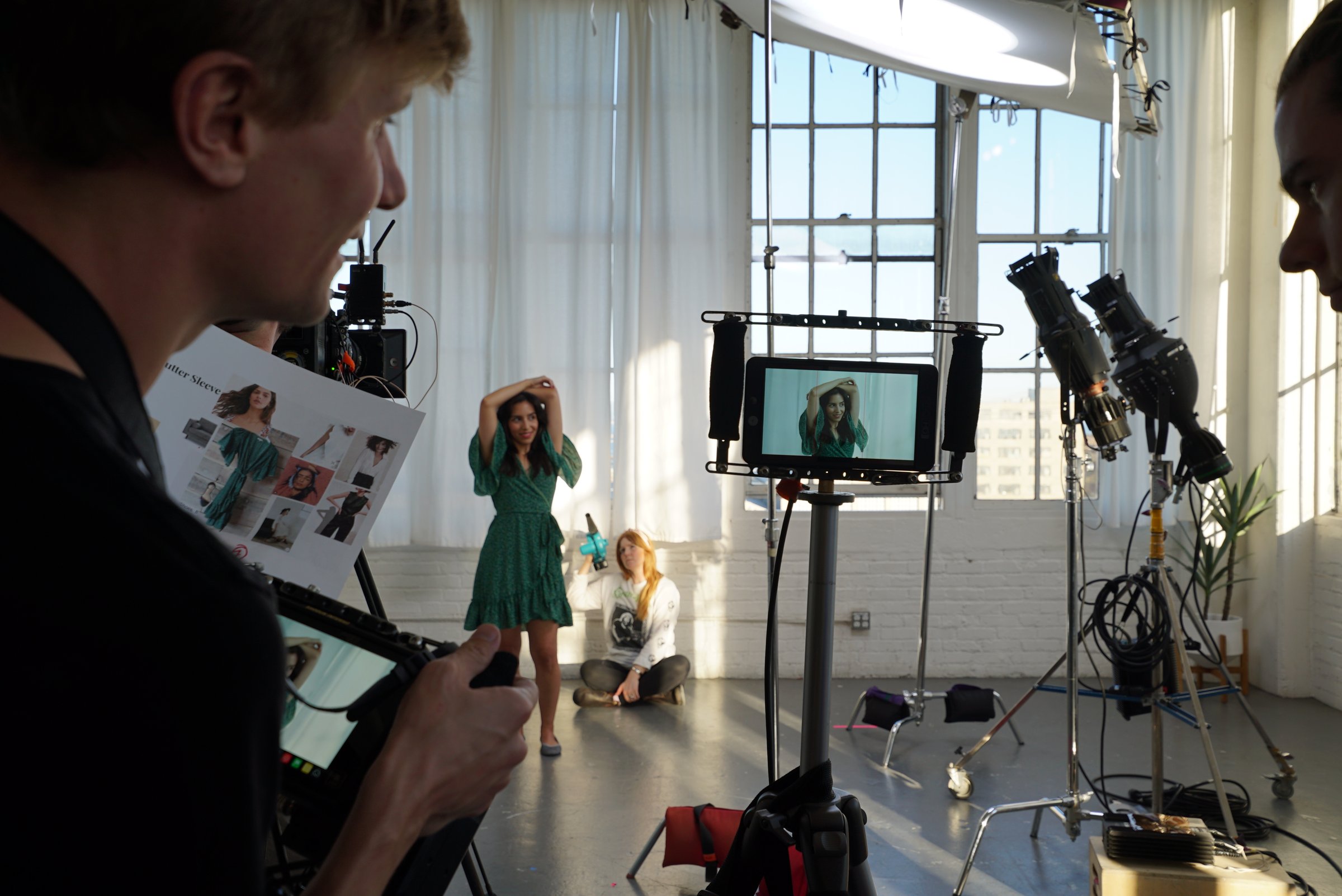 Brett directs fashion for ecommerce apparel ad